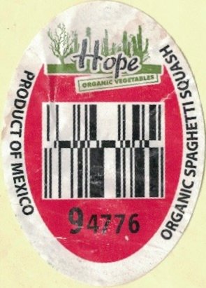 Hope organic vegetables product of mexico organic spaghetti squash 94776