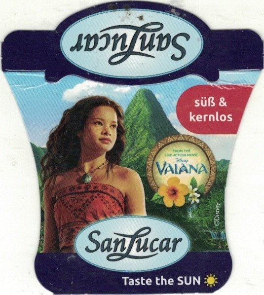 san lucar süß & kernlos from the live-action movie divary vaiana disney taste the sun