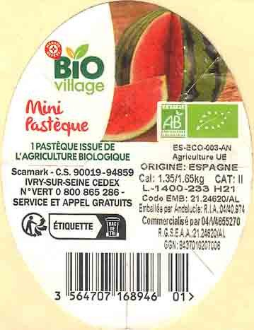 bio village mini pasteque origine : espagne 356470716894601