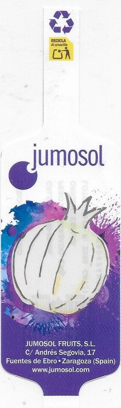 jumosol fruits, s.l. c/ andrés segovia, 17 fuentes de ebro zaragoza 2kg origen espana 8425827010025