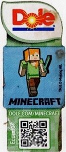 dole tm & © mojang ab. minecraft dole.com/minecraft ecuador