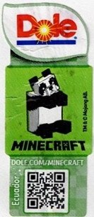dole tm & © mojang ab. minecraft dole.com/minecraft ecuador