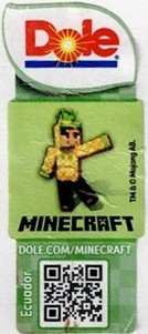 dole tm & © mojang ab. minecraft dole.com/minecraft ecuador