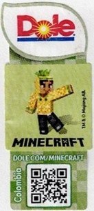 dole tm & © mojang ab. minecraft dole.com/minecraft colombia