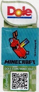 dole tm & © mojang ab. minecraft dole.com/minecraft colombia