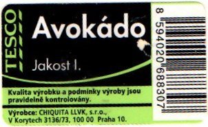 tesco avokado jakost 8594020688307
