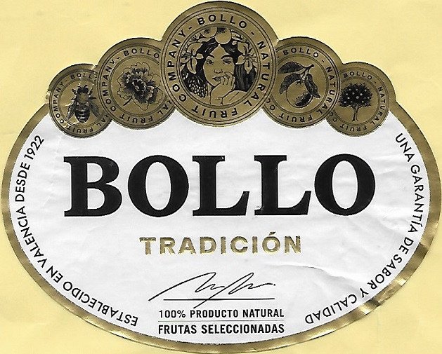 bollo tradicion 100% producto natural frutas seleccionadas una garantia de sabor y calidad