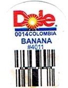 dole 0014 colombia banana #4011