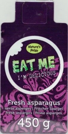 Nature s Pride eat me I m delicious fresh asparagus 450 large 12-16 mm 8717662025686