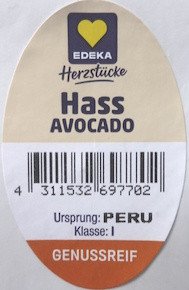 edeka herzstucke hass avocado 4311532697702 ursprung peru klasse I genussreif