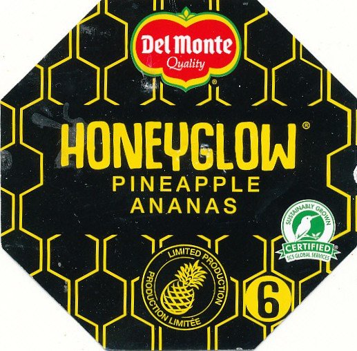 Del monte quality honeyglow ananas 6 product of costa rica 5050372130251