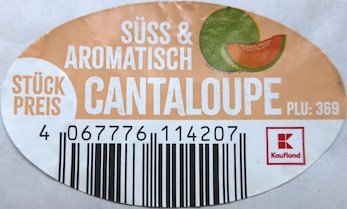 cantaloupe plu:369 suss & aromatisch stuck preis 4067776114207 k kaufland
