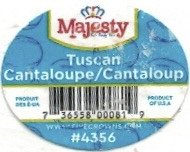 majesty tuscan cantaloupe cantaloup product of usa 736558000819 ww.crowns.com #4356