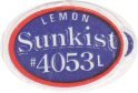 sunkist lemon #4053l