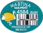 martina mango 4584 keitt produce of mexico