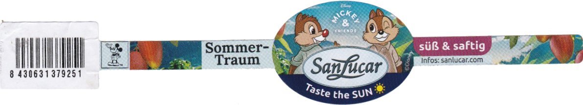 san lucar taste the sun disney mickey & friends sommer-traum suss & saftig 8430631379251