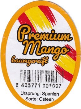 premium mango baumgereift 8433771301007 ursprung: spanien sorte: osteen