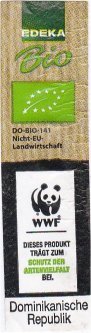 edeka bio do-bio-141 nicht-eu-landwirtschaft wwf dieses produkt tragt zum schutz der artenvielfalt bei dominikanische republik