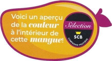 scb selection compagnie fruitiere voici un apercu de la couleur à l interieur de cette mangue