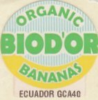 biod or organic bananas ecuador gca 40