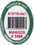 ppsac produce of peru 7750540900027 mangos #3488 peruvian produce sac