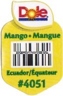 dole mango mangue ecuador/equateur #4051