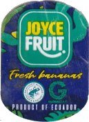 joyce fruit fresh bananas product of ecuador