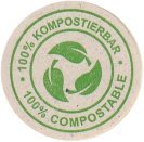 100% kompostierbar 100% compostable