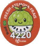 fg frutas fresh atemoya frais brazil 4220
