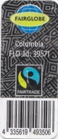 Fairglobe colombia flo-id 39571 fairtrade 4335619493506
