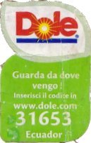 dole guarda da douve vengo! inscrisci codice in www.dole.com 31653 ecuador