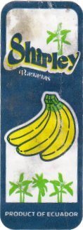 shirley bananas product of ecuador