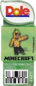 dole Minecraft tm & c mojang ab. dole.com/minecraft #4011